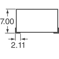 100 µH Shielded Molded Inductor 5 A 110mOhm Max Nonstandard - 2