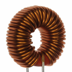 100 µH Unshielded Toroidal Inductor 5 A 35mOhm Max Radial, Vertical (Open) - 1