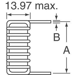 100 µH Unshielded Toroidal Inductor 6.8 A 27mOhm Max Radial, Horizontal (Open) - Bourns Inc. (1)