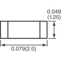 100 µH Unshielded Wirewound Inductor 50 mA 4Ohm 0805 (2012 Metric) - Taiyo Yuden (1)