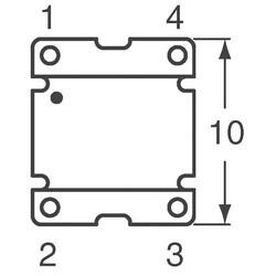 3.3 mH @ 100 kHz 2 Line Common Mode Choke Surface Mount 8.9 kOhms @ 100 kHz 650mA DCR 360mOhm - 2