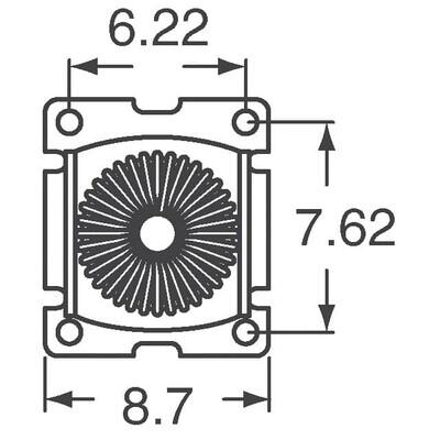 3.3 mH @ 100 kHz 2 Line Common Mode Choke Surface Mount 8.9 kOhms @ 100 kHz 650mA DCR 360mOhm - 4