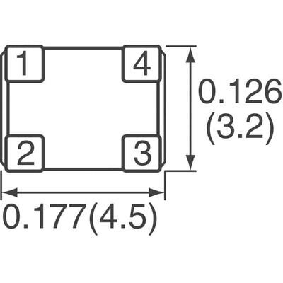 22 µH @ 100 kHz 2 Line Common Mode Choke Surface Mount 1.2 kOhms @ 10 MHz 200mA DCR 1Ohm - 4