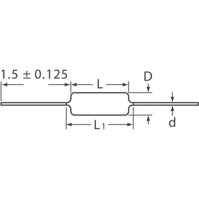 100 kOhms ±0.1% 0.125W, 1/8W Through Hole Resistor Axial Moisture Resistant Metal Film - 2