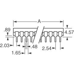 100 Ohm ±2% 250mW Power Per Element Isolated 8 Resistor Network/Array ±100ppm/°C 16-DIP (0.300