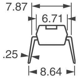 100 Ohm ±2% 250mW Power Per Element Isolated 8 Resistor Network/Array ±100ppm/°C 16-DIP (0.300