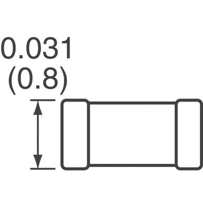 100 Ohms @ 100 MHz 1 Power Line Ferrite Bead 0603 (1608 Metric) 2A 40mOhm - 4