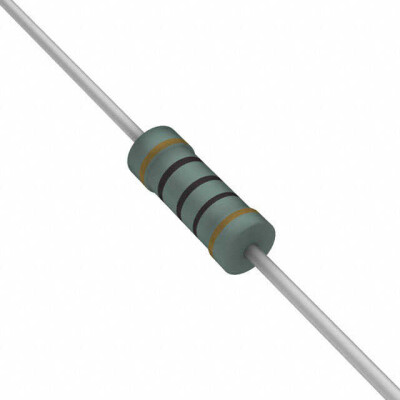 100 Ohms ±1% 0.25W, 1/4W Through Hole Resistor Axial Flame Retardant Coating, Safety Metal Film - 1