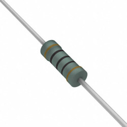 100 Ohms ±1% 0.25W, 1/4W Through Hole Resistor Axial Flame Retardant Coating, Safety Metal Film - 1