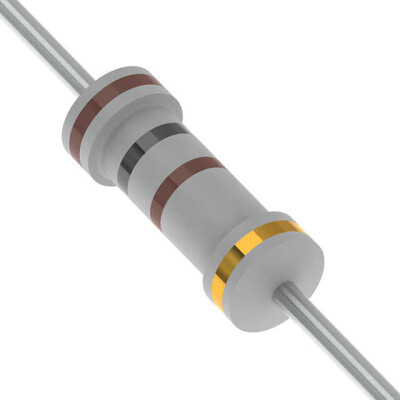100 Ohms ±5% 0.25W, 1/4W Through Hole Resistor Axial Flame Proof, Safety Metal Oxide Film - 1