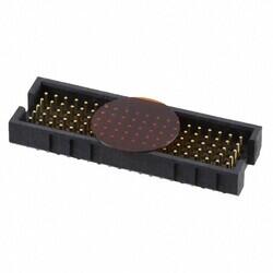100 Position Connector Array, Male Pins Surface Mount Gold - 1