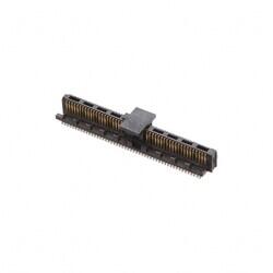 100 Position Connector Header, Center Strip Contacts Surface Mount Gold - 1
