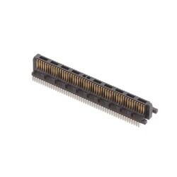 100 Position Connector Header, Center Strip Contacts Surface Mount Gold - 1
