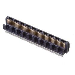 100 Position Connector Header, Center Strip Contacts Surface Mount Gold - 1