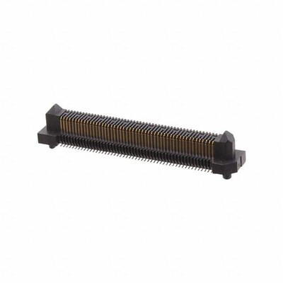 100 Position Connector Header, Outer Shroud Contacts Surface Mount Gold - 1