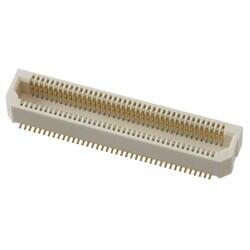 100 Position Connector Socket, Center Strip Contacts Surface Mount Gold - Panasonic Electric Works