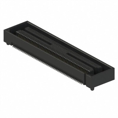 100 Position Connector Socket, Center Strip Contacts Surface Mount Gold - 2