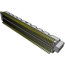 100 Position Connector Socket, Outer Shroud Contacts Surface Mount Gold - Samtec Inc. (1)