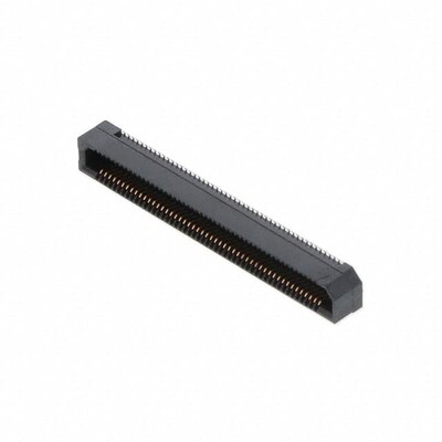 100 Position Connector Socket, Outer Shroud Contacts Surface Mount Gold - 1