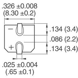 100µF 25V Alüminyum Elektrolitik Kapasitör / Kondansatör Radyal, Can - SMD 2000 Saat @ 85°C - Panasonic Electronic Components (1)
