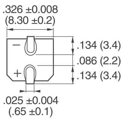 100µF 25V Alüminyum Elektrolitik Kapasitör / Kondansatör Radyal, Can - SMD 2000 Saat @ 85°C - 2