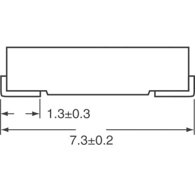 100 µF 6.3 V Aluminum - Polymer Capacitors 2917 (7343 Metric) 15mOhm 2000 Hrs @ 105°C - 2