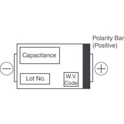 100 µF 6.3 V Aluminum - Polymer Capacitors 2917 (7343 Metric) 15mOhm 2000 Hrs @ 105°C - 3
