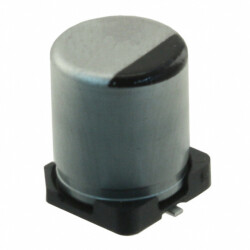 100 µF 50 V Aluminum Electrolytic Capacitors Radial, Can - SMD 340mOhm @ 100kHz 2000 Hrs @ 105°C - Panasonic Electronic Components