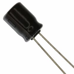 100 µF 50 V Aluminum Electrolytic Capacitors Radial, Can 5000 Hrs @ 105°C - Panasonic Electronic Components