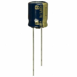 100 µF 63 V Aluminum Electrolytic Capacitors Radial, Can 3000 Hrs @ 105°C - 1