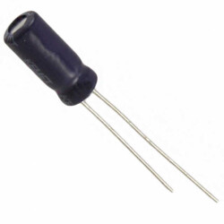 100 µF 16 V Aluminum Electrolytic Capacitors Radial, Can 2000 Hrs @ 85°C - KEMET