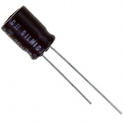 100 µF 16 V Aluminum Electrolytic Capacitors Radial, Can 1000 Hrs @ 85°C - Elna America