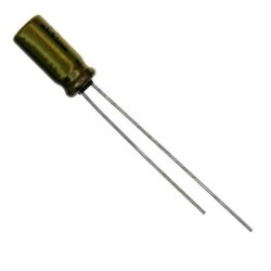100 µF 16 V Aluminum Electrolytic Capacitors Radial, Can 2000 Hrs @ 85°C - 1