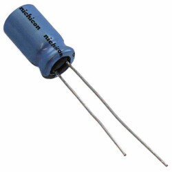 100 µF 25 V Aluminum Electrolytic Capacitors Radial, Can 2000 Hrs @ 105°C - Nichicon