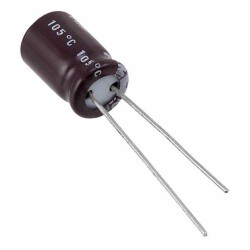 100 µF 25 V Aluminum Electrolytic Capacitors Radial, Can 5000 Hrs @ 105°C - Nichicon