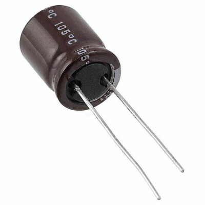 100 µF 25 V Aluminum Electrolytic Capacitors Radial, Can 20000 Hrs @ 105°C - 1