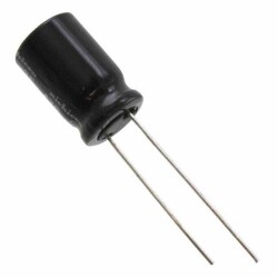 100 µF 16 V Aluminum Electrolytic Capacitors Radial, Can 2000 Hrs @ 85°C - Nichicon