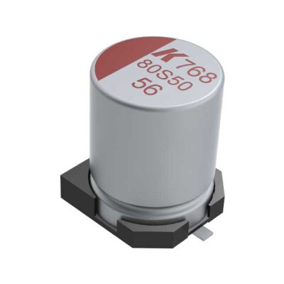 100 µF 50 V Aluminum - Polymer Capacitors Radial, Can - SMD 24mOhm 2000 Hrs @ 125°C - 1