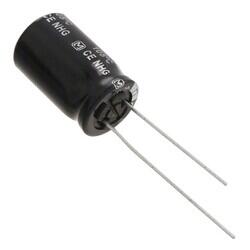1000 µF 50 V Aluminum Electrolytic Capacitors Radial, Can - 2000 Hrs @ 105°C - Panasonic Electronic Components