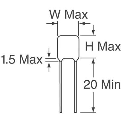 1000 pF Film Capacitor 50V Polyester Radial - 2
