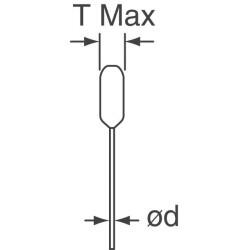 1000 pF Film Capacitor 50V Polyester Radial - 3