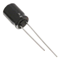 1000 µF 6.3 V Aluminum Electrolytic Capacitors Radial, Can 1000 Hrs @ 105°C - 1