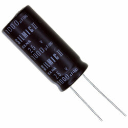 1000 µF 25 V Aluminum Electrolytic Capacitors Radial, Can 1000 Hrs @ 85°C - 1