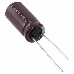 1000 µF 16 V Aluminum Electrolytic Capacitors Radial, Can 5000 Hrs @ 105°C - 1