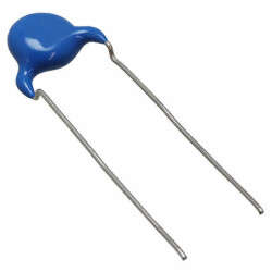 10000 pF ±20% 440VAC Ceramic Capacitor Y5V (F) Radial, Disc - 2