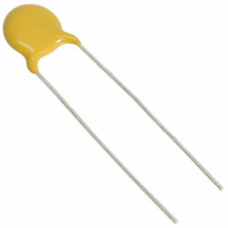 10000 pF ±20% 1000V (1kV) Ceramic Capacitor Z5U Radial, Disc - 1