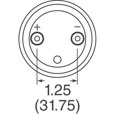 10000µF 250V Aluminum Electrolytic Capacitors Radial, Can - Screw Terminals 2000 Hrs @ 85°C - 3