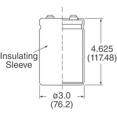 10000µF 250V Aluminum Electrolytic Capacitors Radial, Can - Screw Terminals 2000 Hrs @ 85°C - 4