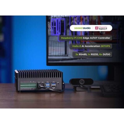 reComputer Industrial R2045-12 - The Most Reliable and Powerful Raspberry Pi Edge AI/IOT Controller - 1