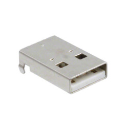 USB-A (USB TYPE-A) USB 1.1 Plug Connector 4 Position Surface Mount, Right Angle; Through Hole - CNC Tech